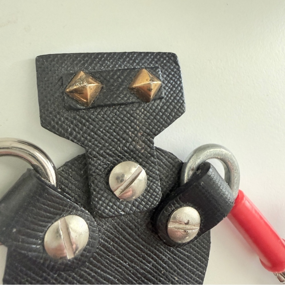 Prada Robot Charm - Black Saffiano Leather - Picture 5 of 7